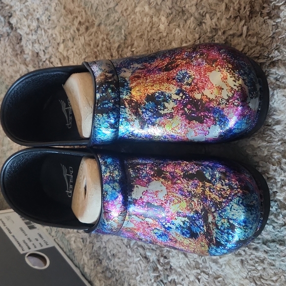 NWT!  Dansko Metallic clogs mules - Picture 9 of 10
